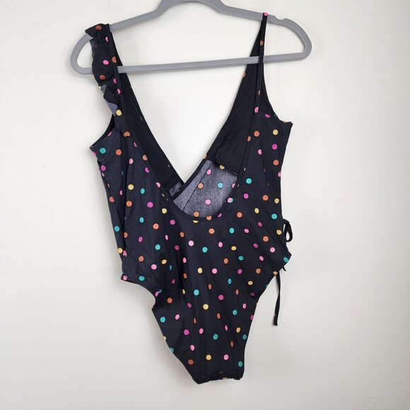 And Other Stories wrap swimsuit sz 10 women polka dot - Picture 10 of 13